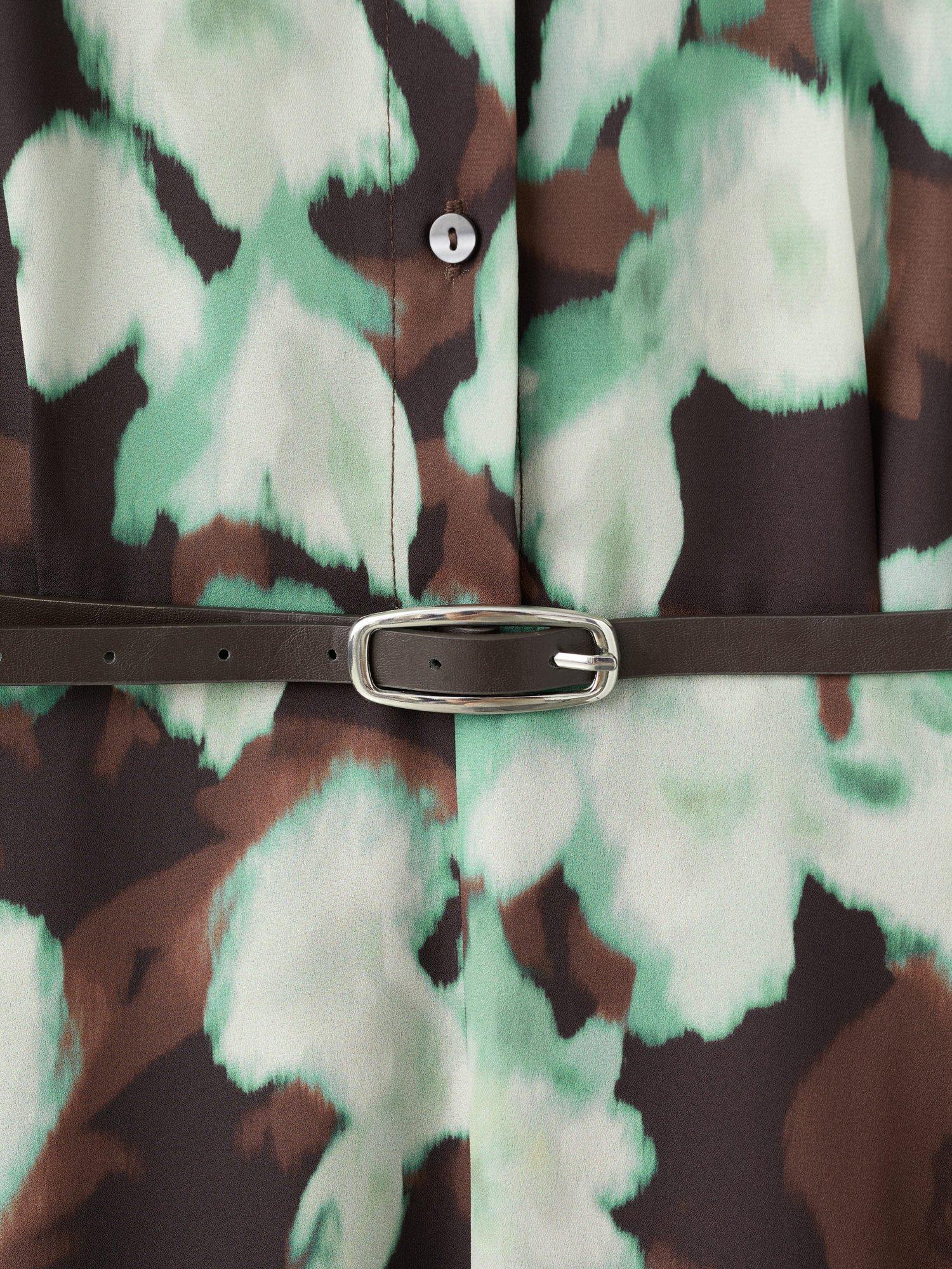 Product image 5 of 8, which shows Mango Patrick Floral Shirt Dress, Multi, 10