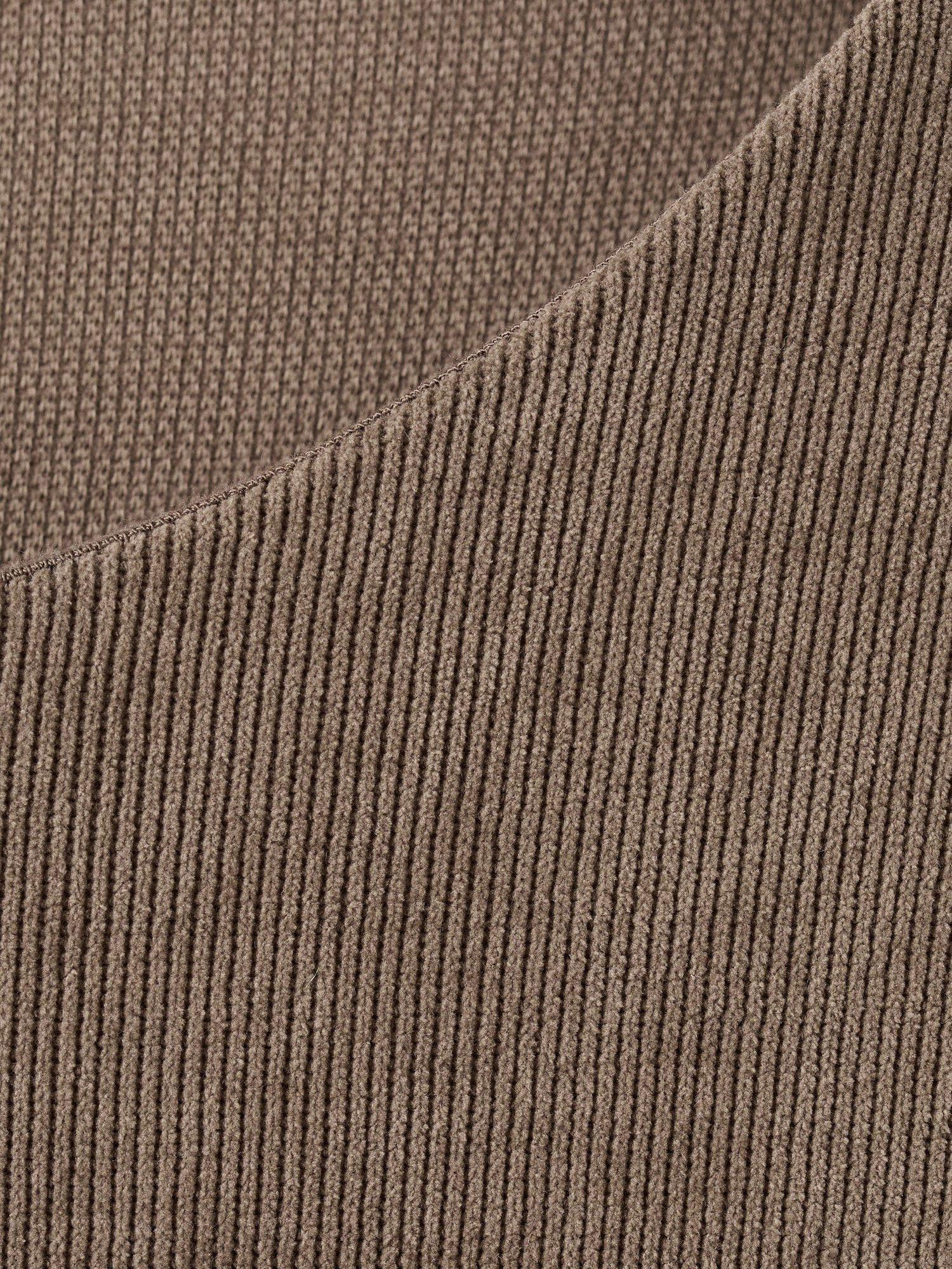 Product image 5 of 7, which shows Mango Lydia Belted Knit Dress, Brown, 10