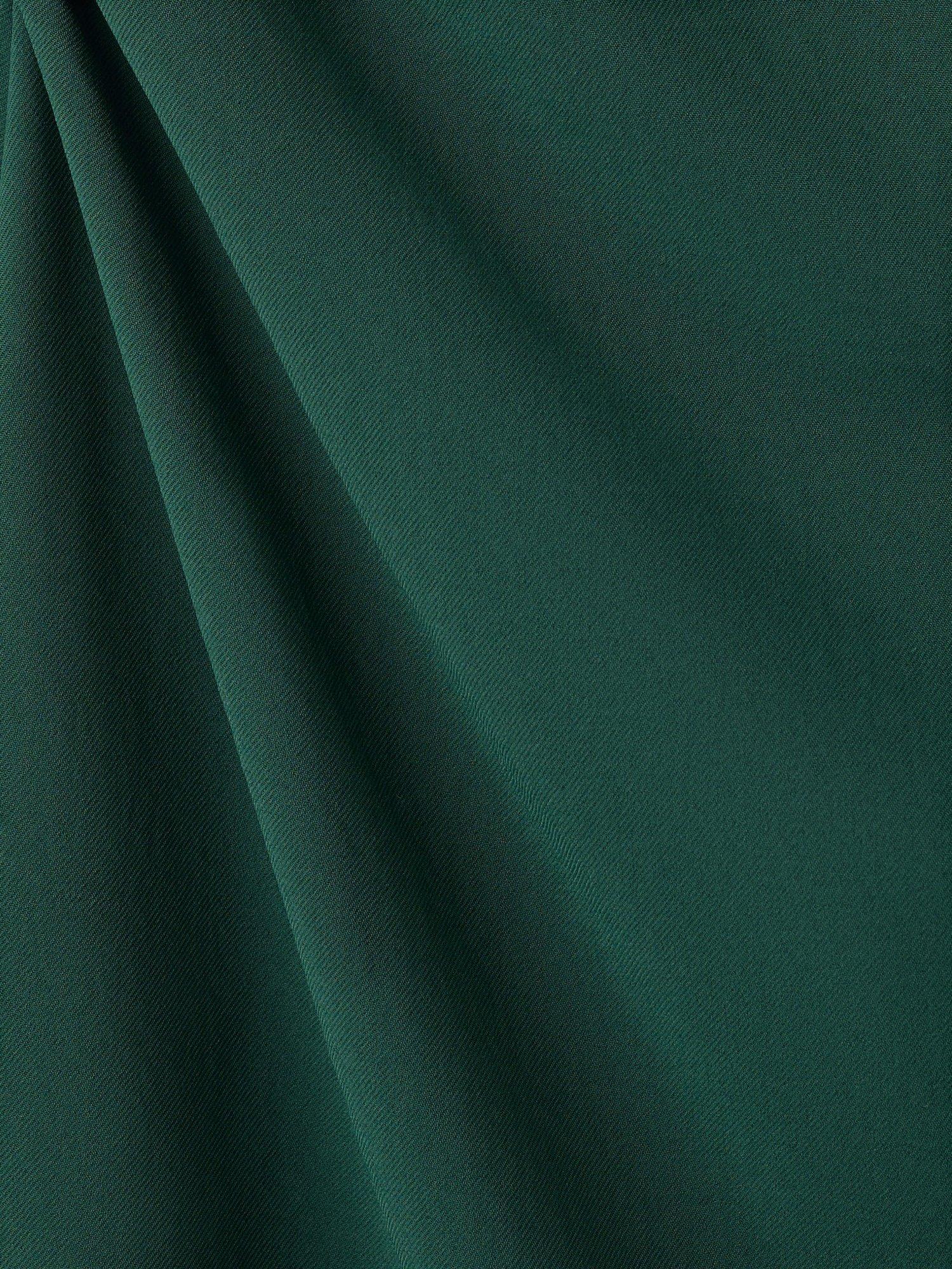 Product image 8 of 8, which shows Mango Saha Ruched Mini Dress, Bright Green, 10