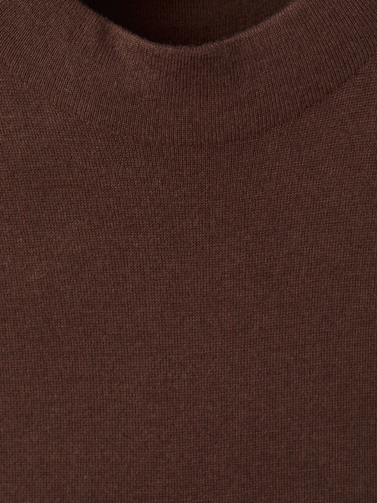 Product image 5 of 9, which shows Mango Trufa High Neck Maxi Dress, Dark Brown, 10