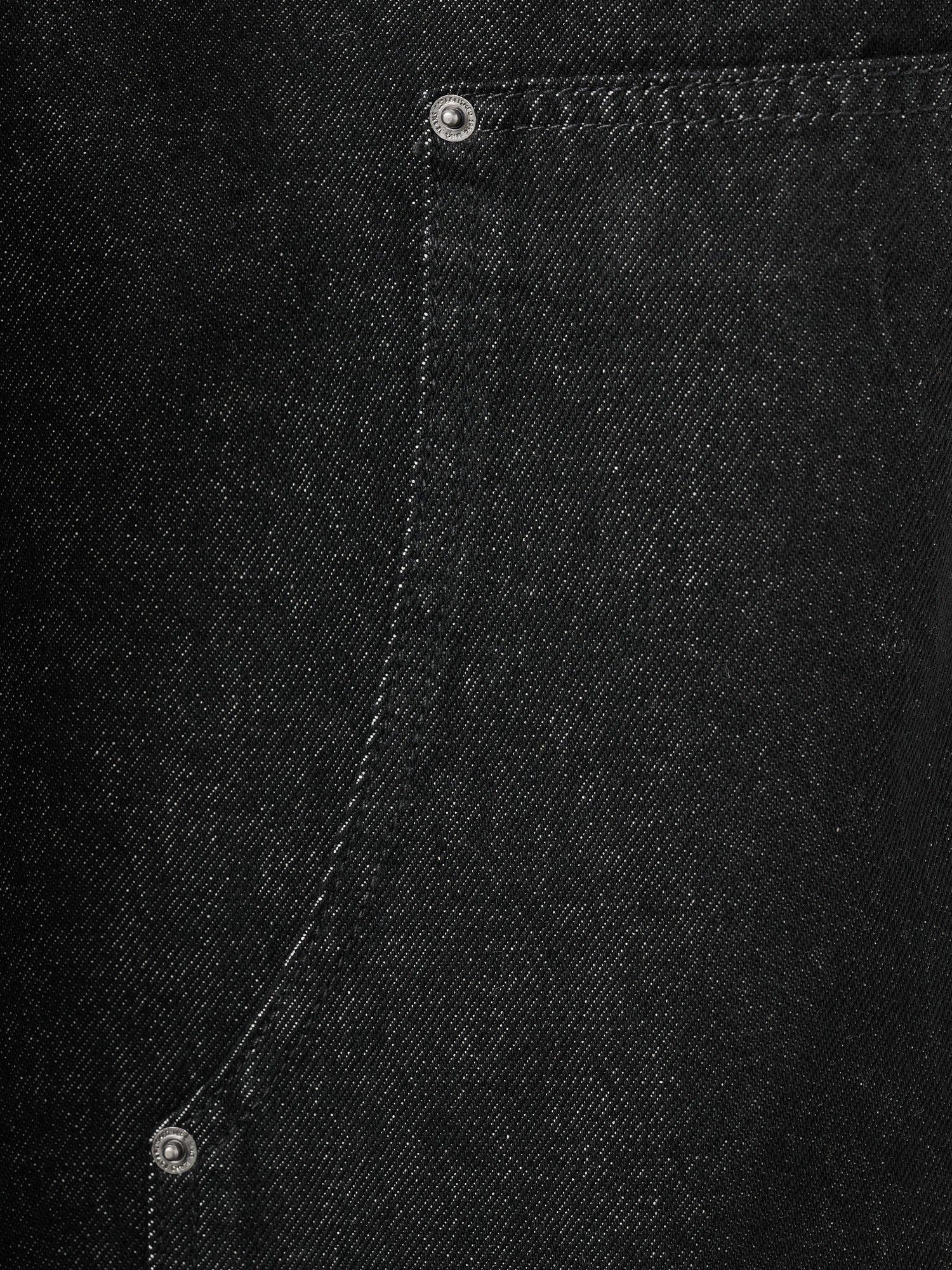 Product image 5 of 7, which shows Mango Sandra Patch Barrel Leg Jeans, Black, 10