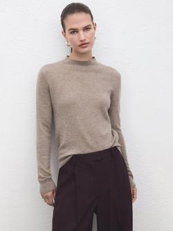 Mango Bronco Sparkle Jumper, Pastel Grey, Pastel Grey