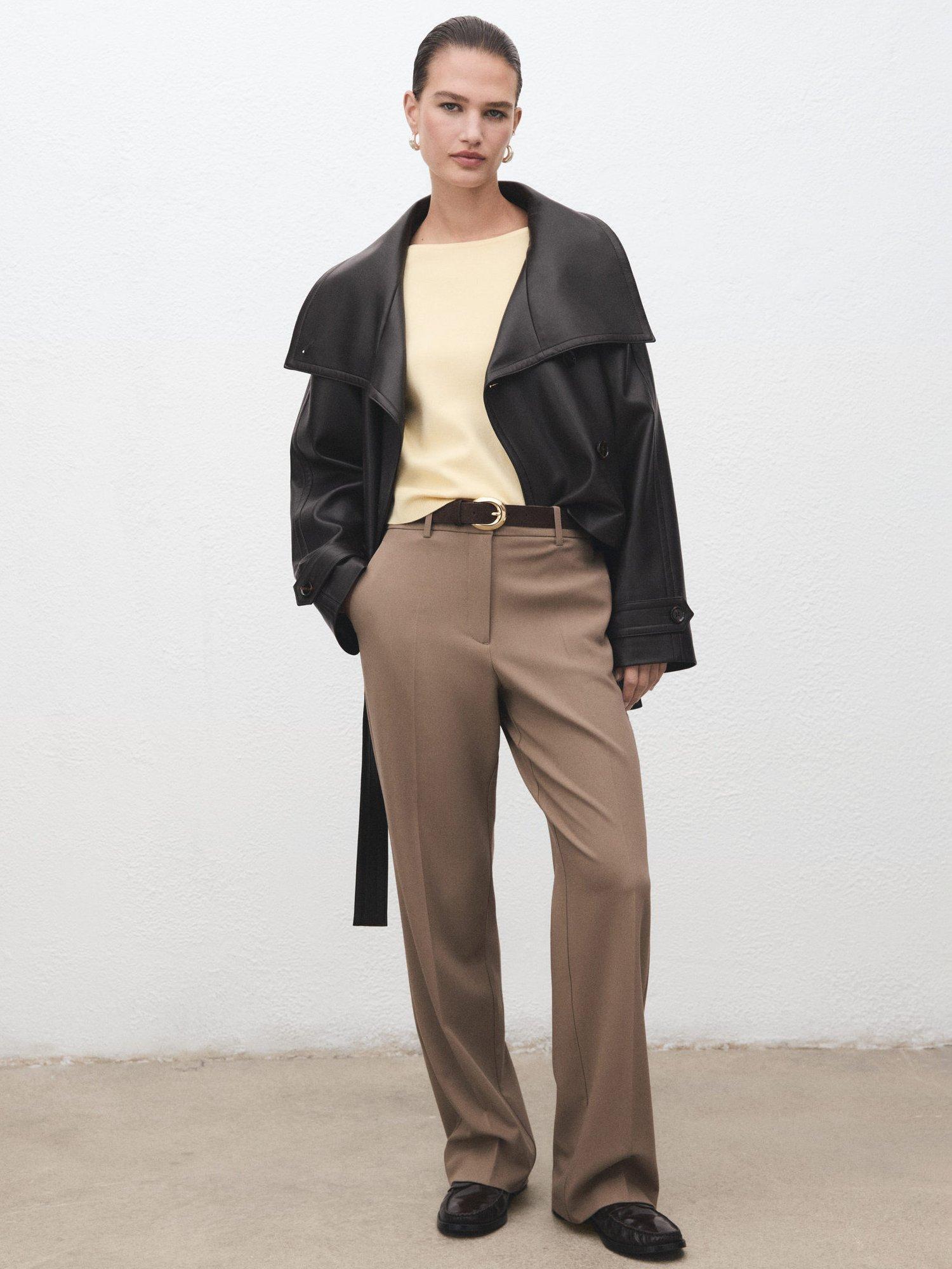 Product image 2 of 9, which shows Mango Emeneia Fine Knit Jumper, Yellow, XS