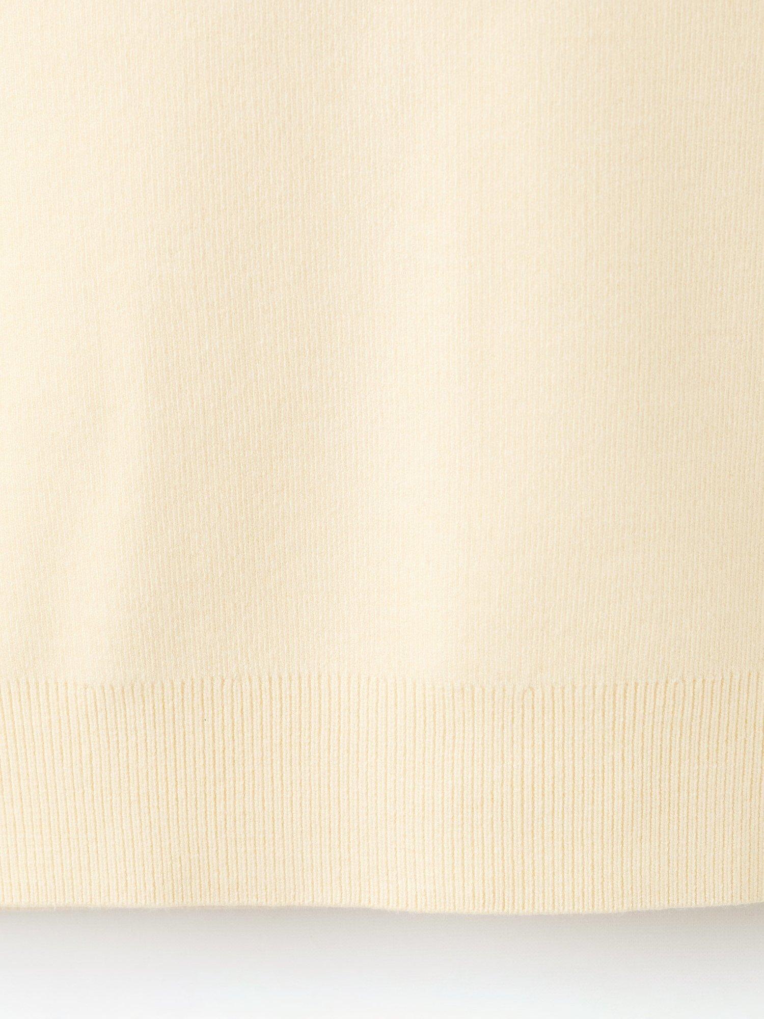 Product image 5 of 9, which shows Mango Emeneia Fine Knit Jumper, Yellow, XS