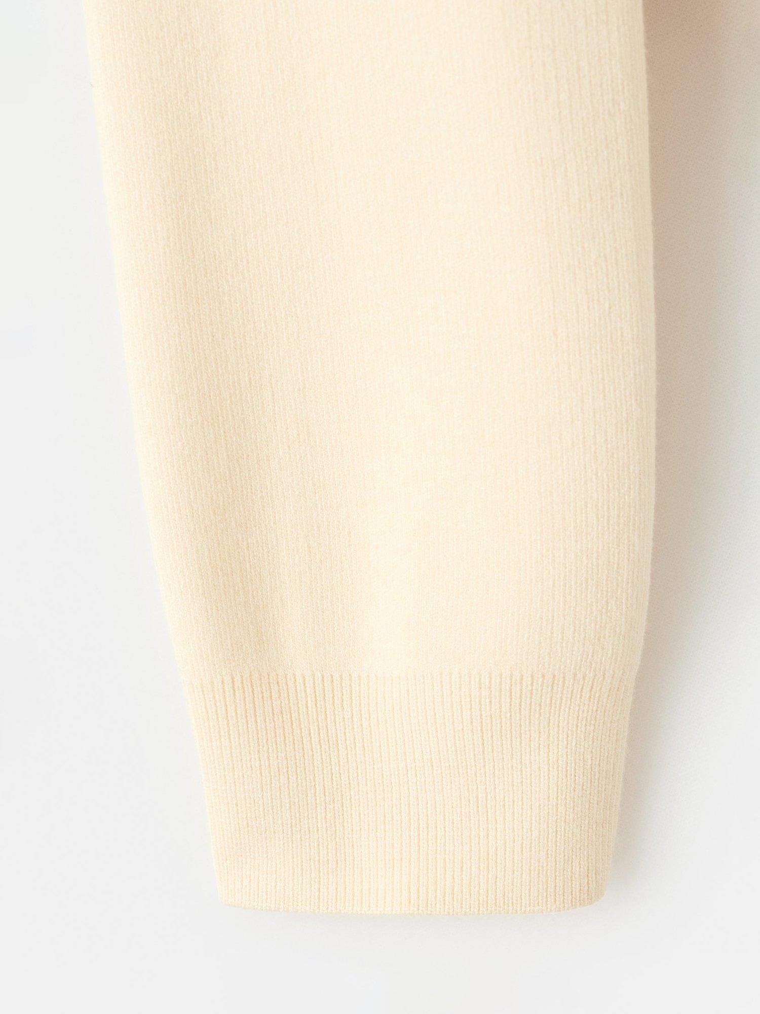 Product image 9 of 9, which shows Mango Emeneia Fine Knit Jumper, Yellow, XS