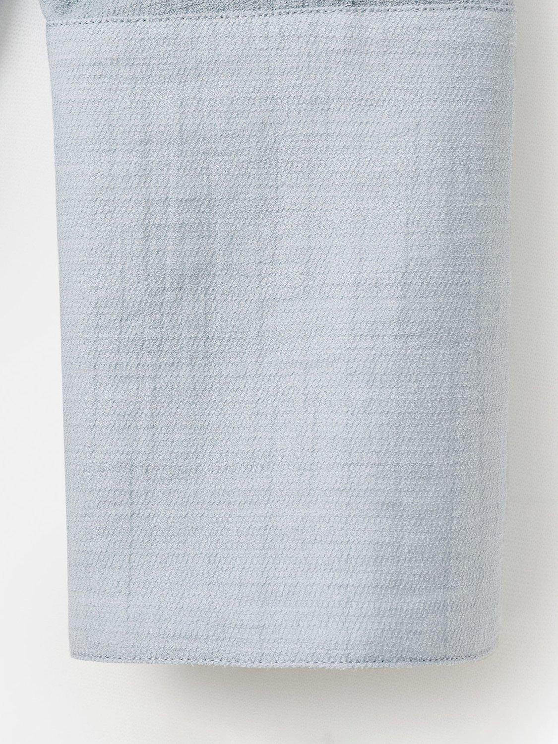 Product image 5 of 7, which shows Mango Miranda Embroidered Shirt, Blue, 10