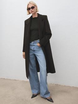 Mango Sonia Textured Crepe Top - view 2, Khaki