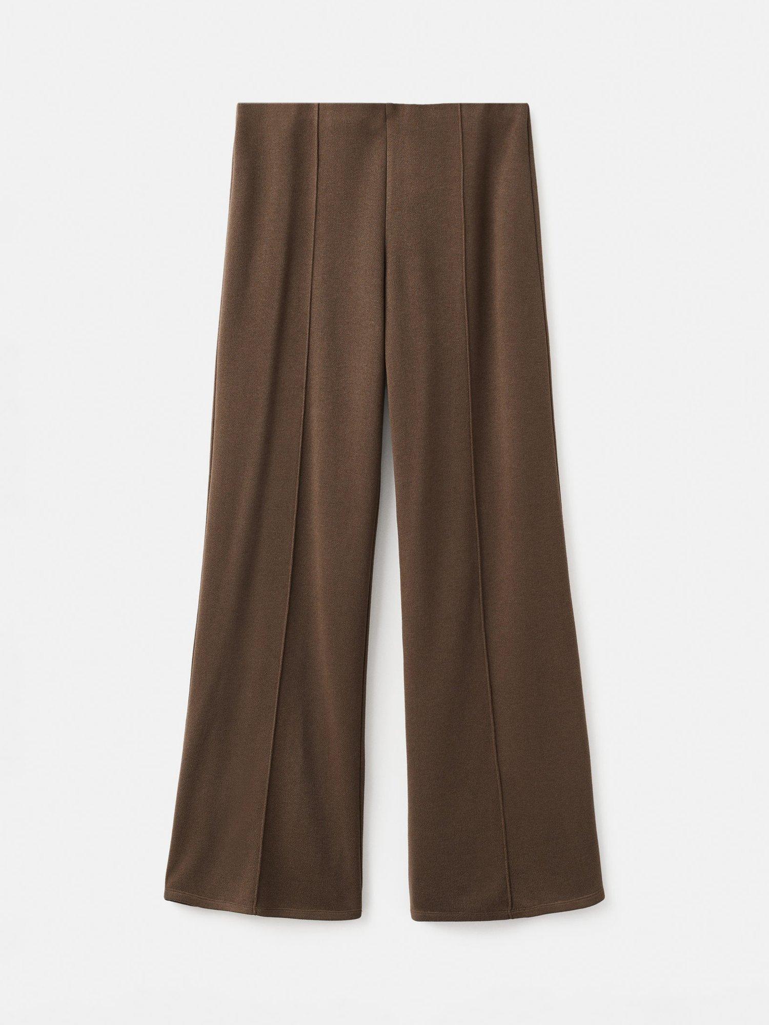 Product image 3 of 8, which shows Mango Lucca Tailored Trousers, Brown, L