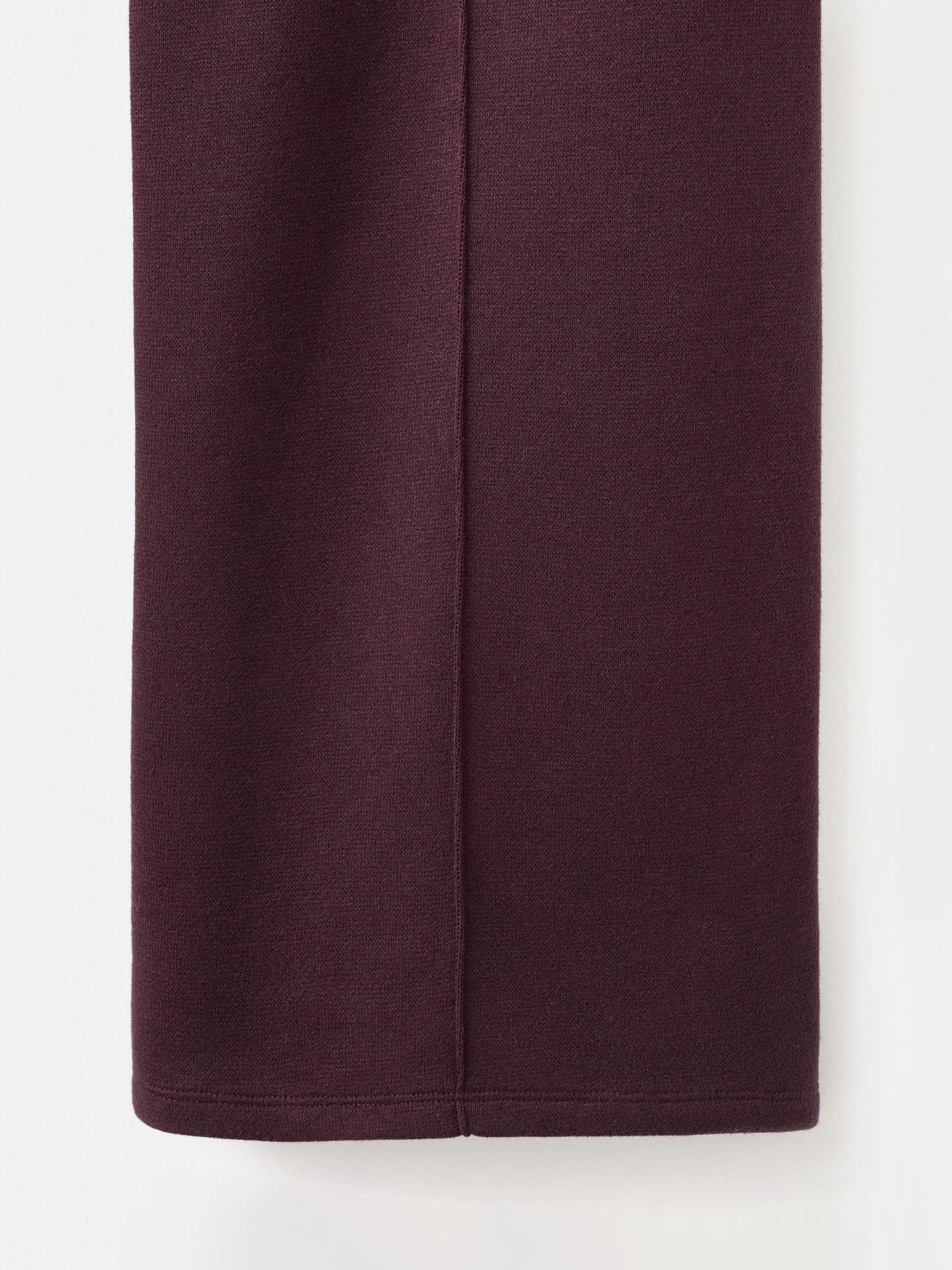Product image 5 of 9, which shows Mango Lucca Tailored Trousers, Dark Red, XS