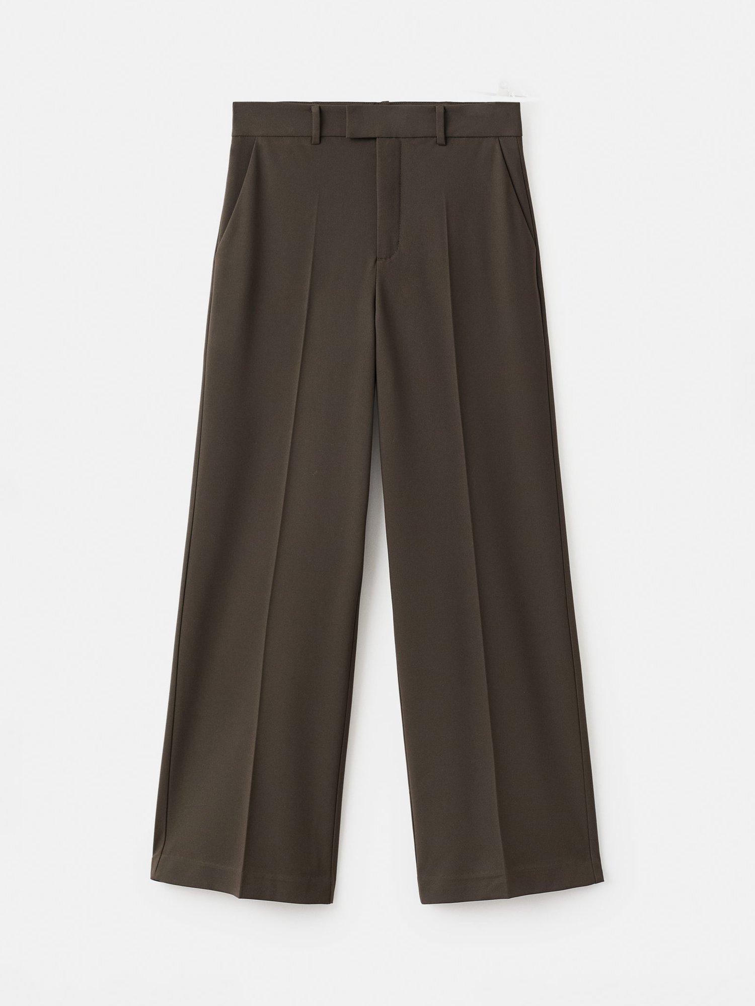 Product image 3 of 9, which shows Mango Pau Tailored Trousers, Khaki, 12