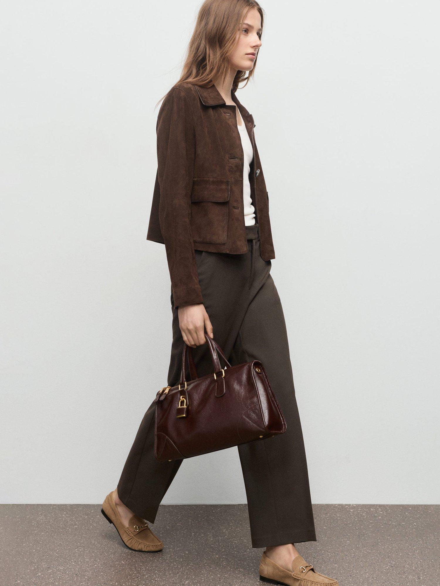Product image 7 of 9, which shows Mango Pau Tailored Trousers, Khaki, 12
