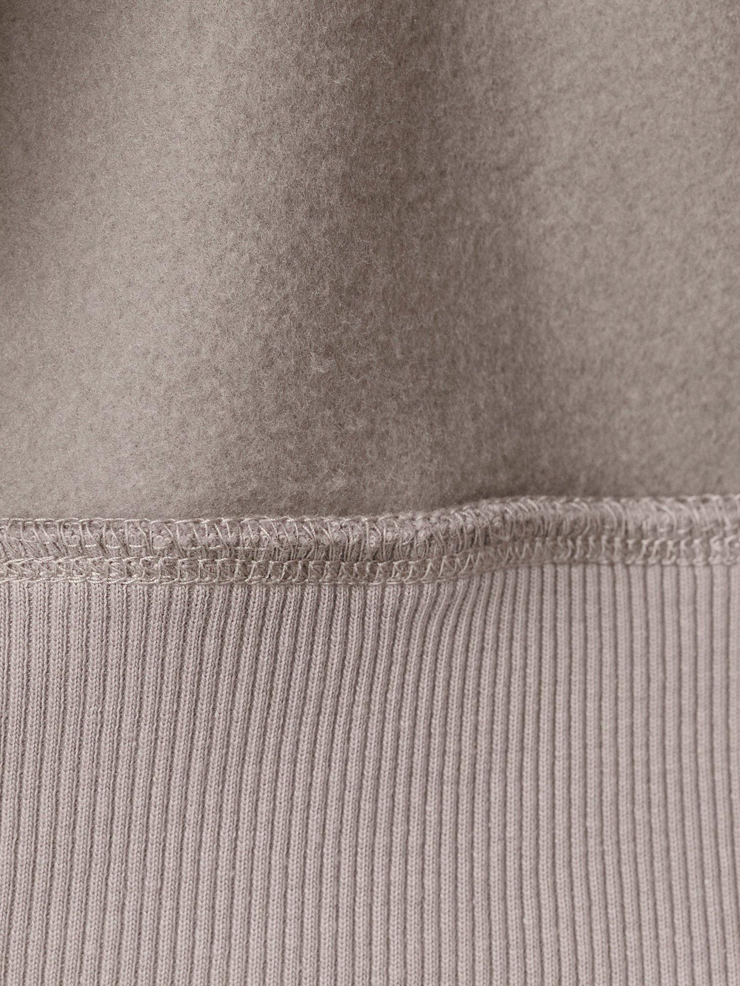 Product image 3 of 4, which shows Mango Kids' Mount Cotton Blend Hoodie, Medium Brown, 7-8 years