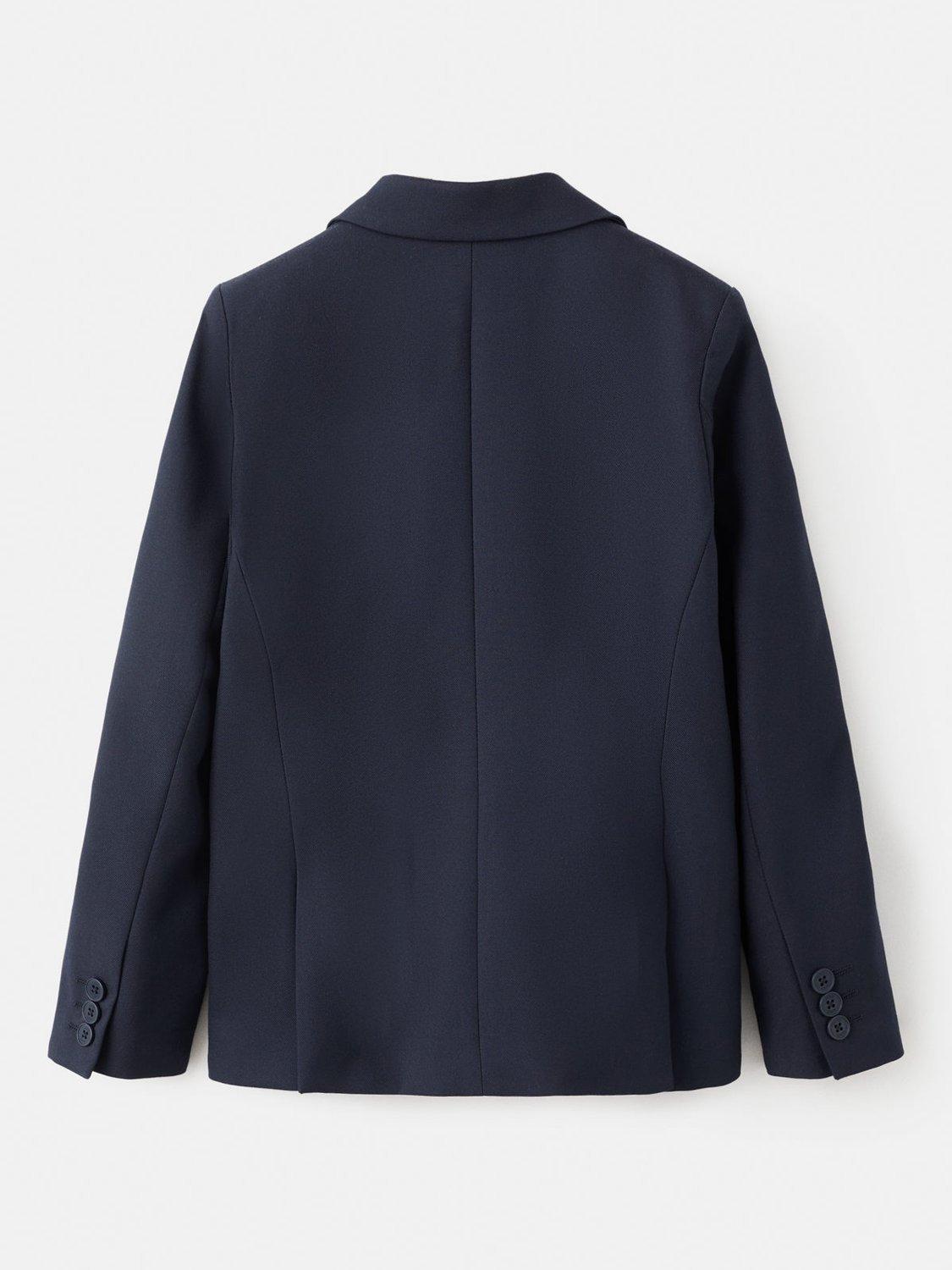 Product image 2 of 4, which shows Mango Kids' Rai Blazer, Navy, 10 years
