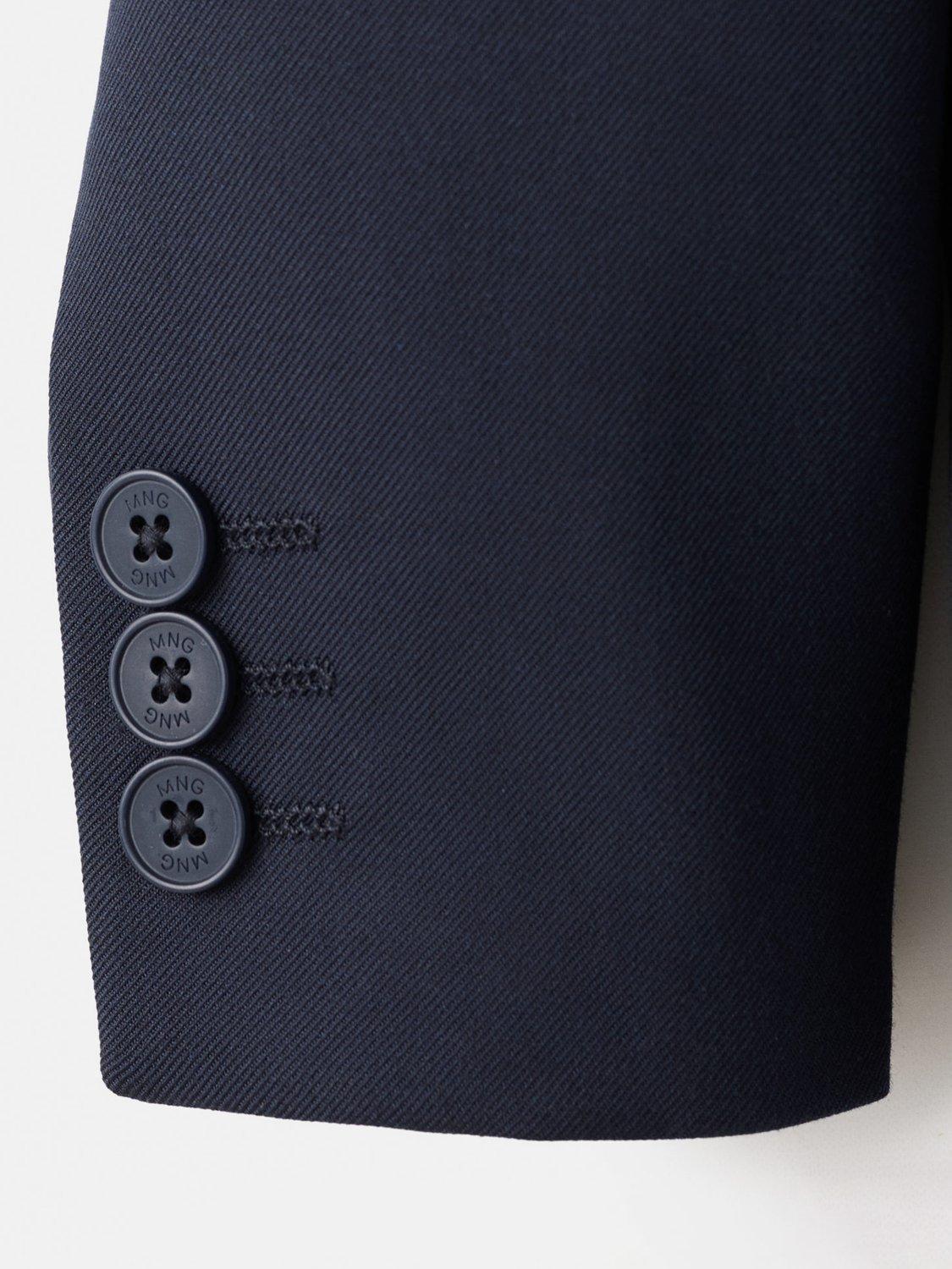 Product image 3 of 4, which shows Mango Kids' Rai Blazer, Navy, 10 years