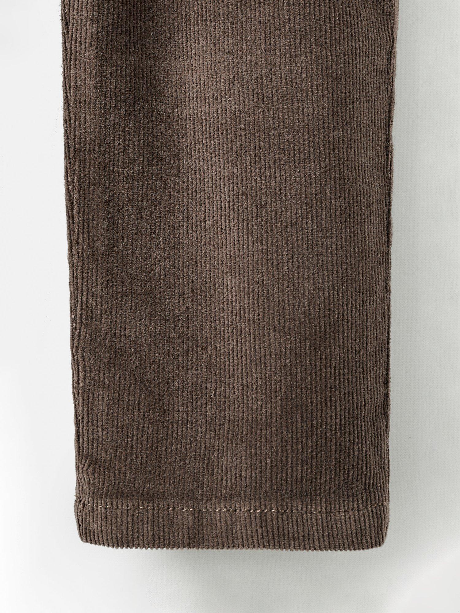 Product image 3 of 4, which shows Mango Kids' Vallter Corduroy Cargo Dungarees, Brown, 12-18 months
