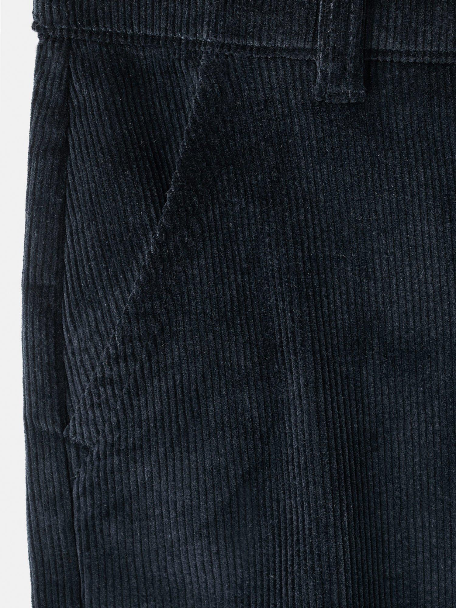 Product image 5 of 6, which shows Mango Kids' Gambia Cord Trousers, Navy, 9 years