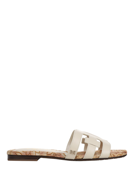 Sam Edelman Bay Leather Slider Sandals, Modern Ivory, Modern Ivory