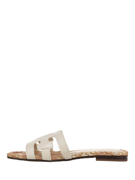 Sam Edelman Bay Leather Slider Sandals, Modern Ivory - view 2, Modern Ivory