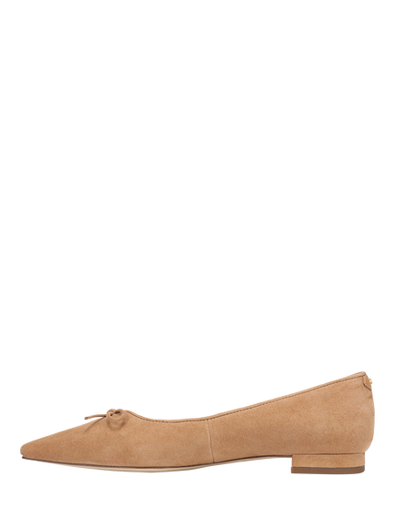 Sam Edelman Esmira Pointed Toe Ballerina Pumps, Cyprus Tan - view 2, Cyprus Tan