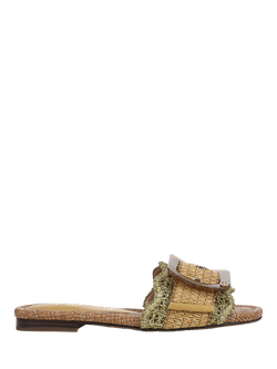 Sam Edelman Bambi Slider Sandals, Washed Sage/Amber Tan, Washed Sage/Amber Tan