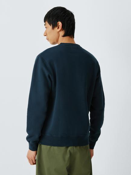Colorful Standard Classic Organic Cotton Crew Neck Jumper - view 2, Navy Blue