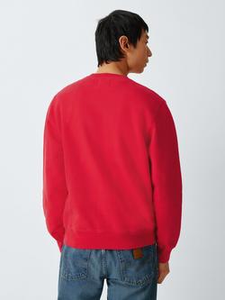 Colorful Standard Cotton Sweatshirt - view 2, Scarlet Red