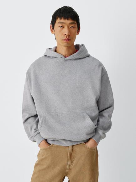 Colorful Standard Cotton Oversized Hoodie, Heather Grey, Heather Grey