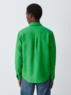 Colorful Standard Regular Fit Linen Shirt - view 2, Kelly Green