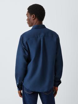 Colorful Standard Regular Fit Linen Shirt - view 2, Petrol Blue