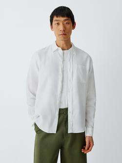 Colorful Standard Regular Fit Linen Shirt, Optical White
