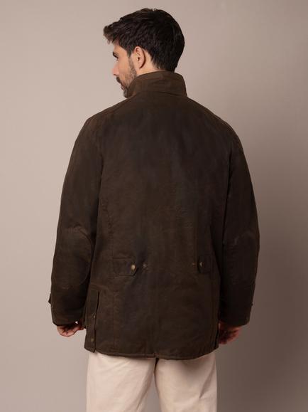 Celtic & Co. Wax Jacket, Peat - view 2, Peat