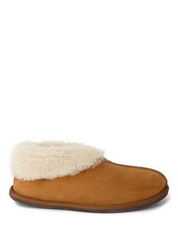 Celtic & Co. Sheepskin Bootee Slippers, Burnt Honey, Burnt Honey