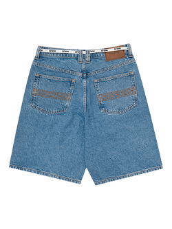 Parlez Serge Denim Shorts, Light Indigo Wash - view 2, Light Indigo Wash