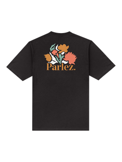 Parlez Eldora Crew Neck Cotton T-Shirt, Black - view 2, Black