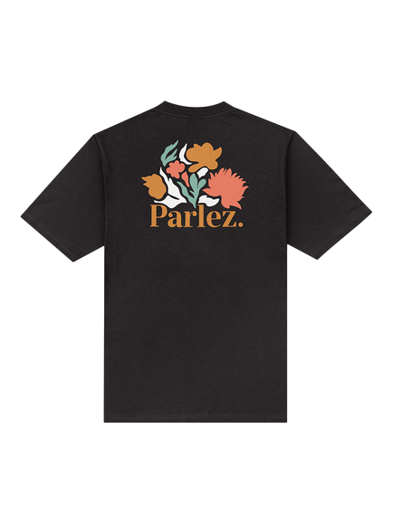 Parlez Eldora Crew Neck Cotton T-Shirt, Black - view 2, Black