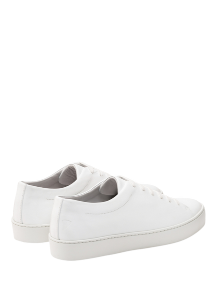 JAK Royal Leather Trainers, White - view 2, White