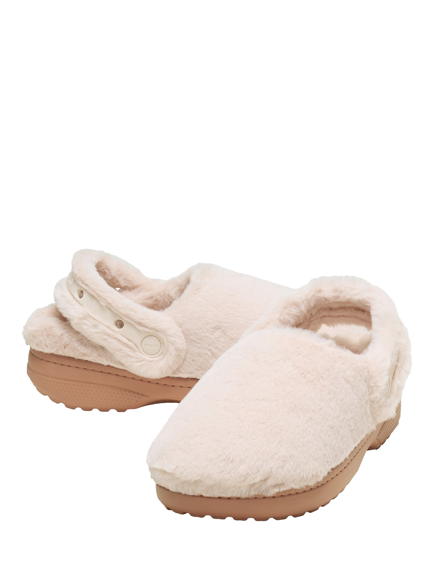 Product image 4 of 6, which shows Crocs Classic Unfurgettable Clogs, Natural, 3