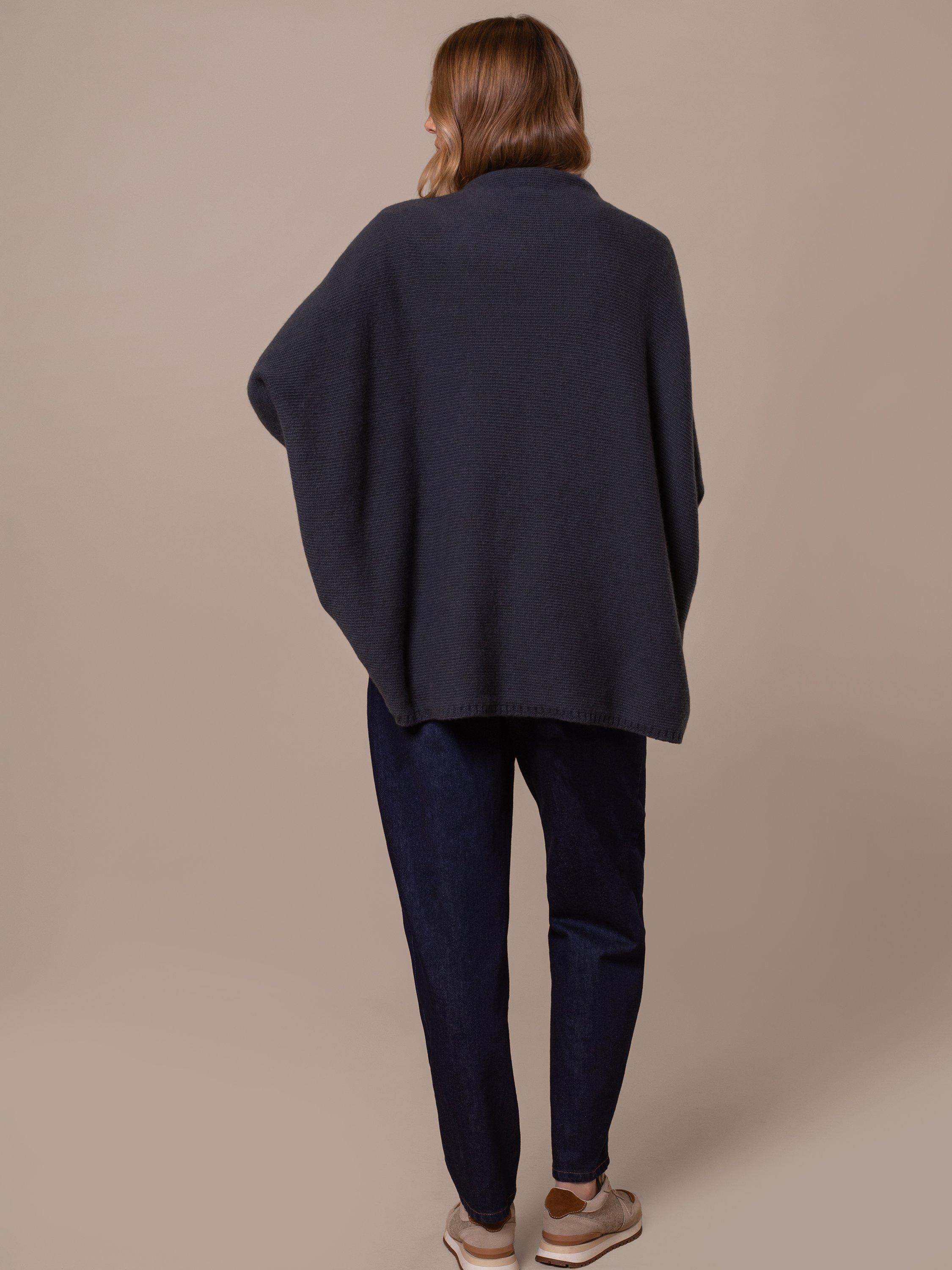 Product image 3 of 5, which shows Celtic & Co. Open Neck Pure Wool Cardigan, Slate, XS