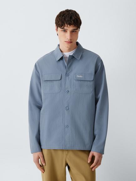 Parlez Paris Cotton Blend Jacket, Slate, Slate