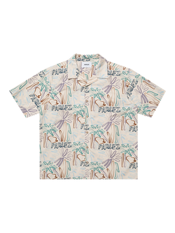 Parlez Cove Cotton Regular Fit Tropical Print Shirt, Beach, Beach