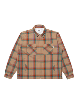 Parlez Portland Cotton Regular Fit Check Tartan Shirt, Hops, Hops