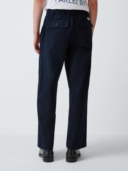 Parlez Basecamp Cotton Trousers, Midnight - view 2, Midnight