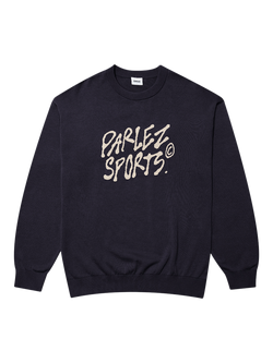 Parlez Pedlow Cotton Knitted Jumper, Midnight, Midnight