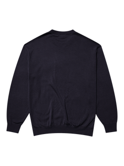 Parlez Pedlow Cotton Knitted Jumper, Midnight - view 2, Midnight