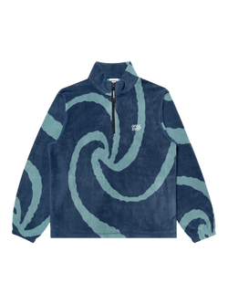 Parlez Chevy 1/4 Zip Pattern Fleece, Lagoon, Lagoon
