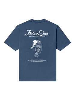 Parlez Vacancy Cotton Graphic T-Shirt, Lagoon - view 2, Lagoon