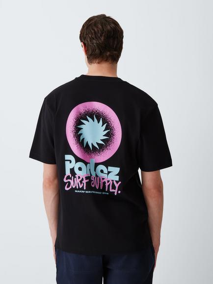 Parlez Winston Cotton Graphic T-Shirt, Black - view 2, Black