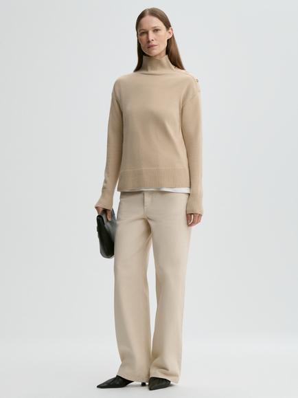 By Malene Birger Vanilla Pure Wool Jumper, Beige