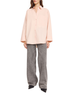 By Malene Birger Derris Long Sleeve Shirt, Rose, Rose