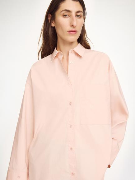 By Malene Birger Derris Long Sleeve Shirt, Rose, Rose